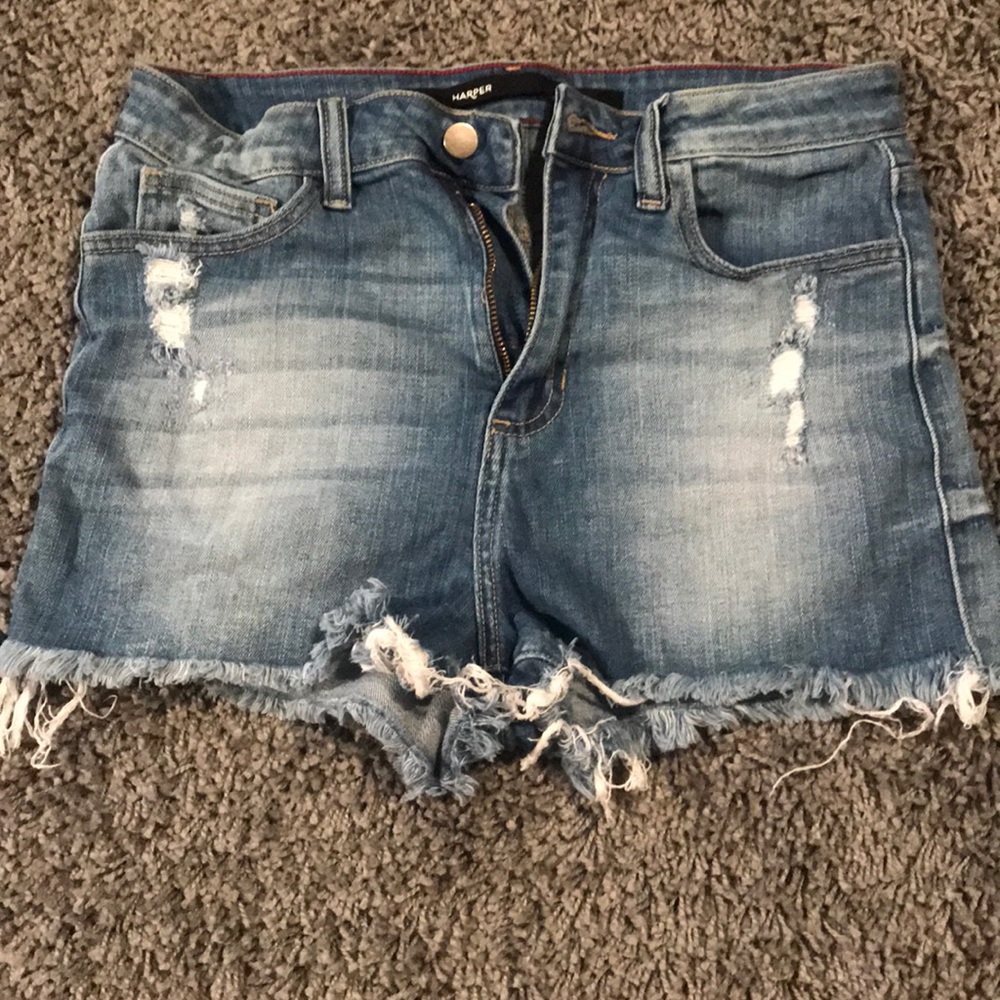 Jean high wasted shorts